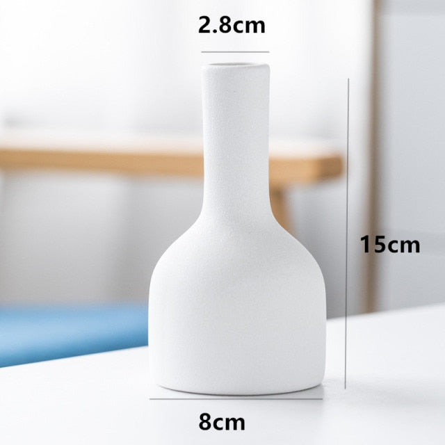 Frosted Ceramic Vases Moderne Vases