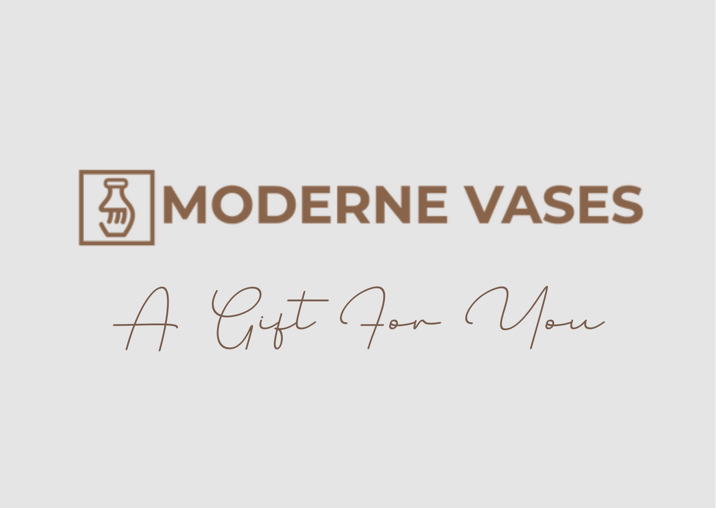 Moderne Vases Gift Card