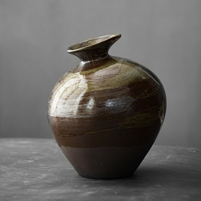 Glazed Japanese Ceramic Vases Moderne Vases