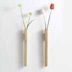 Minimalist Wooden Wall Hanging Vases Moderne Vases