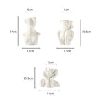 Body Shape Flower Vase Moderne Vases