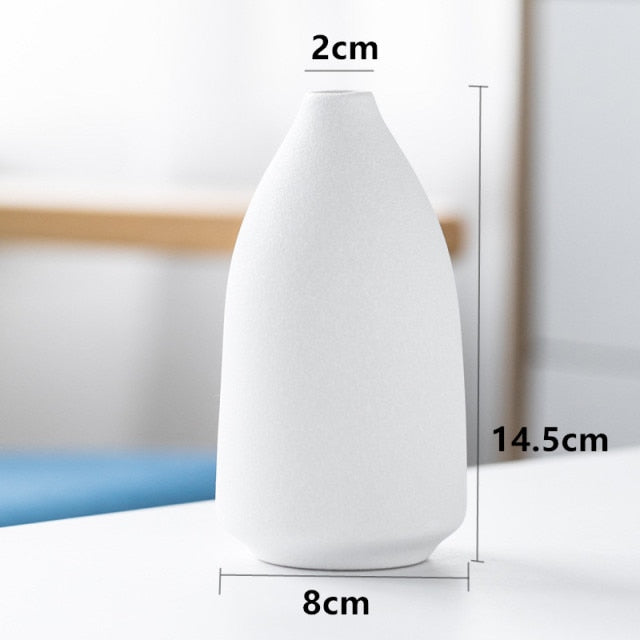 Frosted Ceramic Vases Moderne Vases