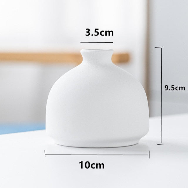 Frosted Ceramic Vases Moderne Vases