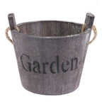 Vintage Wooden Flower Pots Moderne Vases
