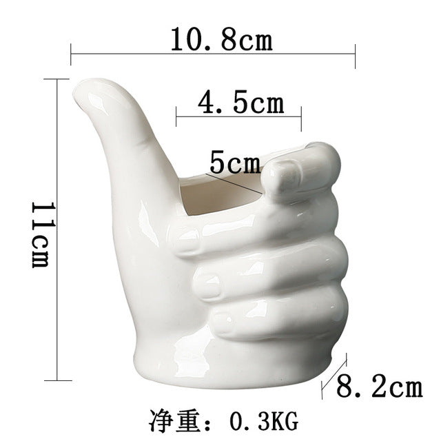 Hand Sculpture Vases Moderne Vases