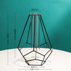 Nordic Glass and Metal Vases Moderne Vases
