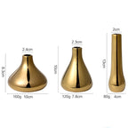 Nordic Luxury Gold Plated Vase Moderne Vases