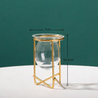 Creative Glass and Iron Vases Moderne Vases