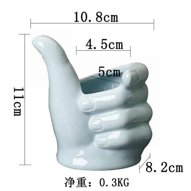 Hand Sculpture Vases Moderne Vases