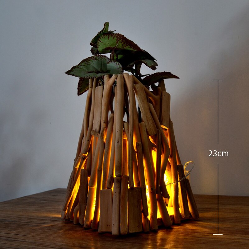 Handmade Solid Wood Rustic Vases Moderne Vases
