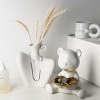 Feminine Sculpture Ceramic Vase Moderne Vases