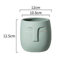 Creative Ceramic Face Vase Moderne Vases