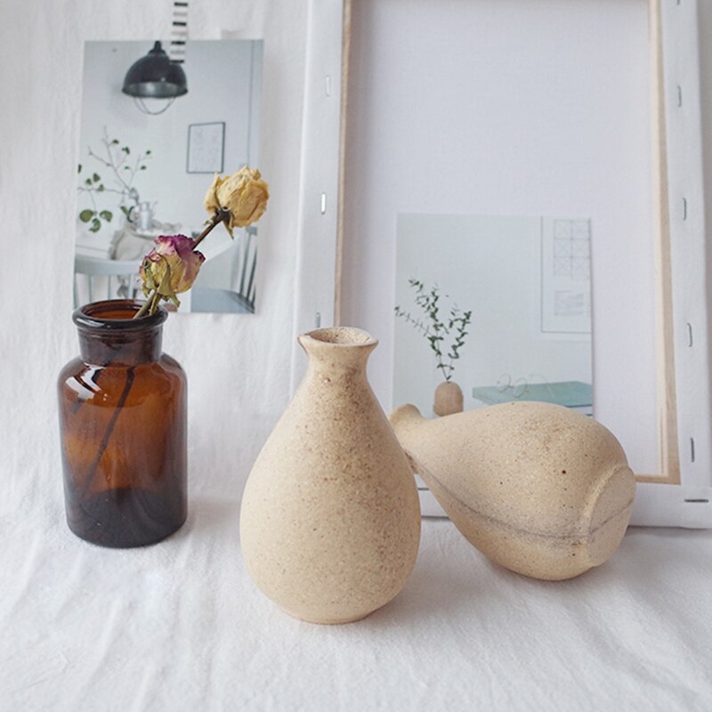 Retro Wooden Vase Moderne Vases