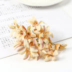 Silk Magnolia Orchids Bouquets Moderne Vases