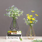 Nordic Glass and Metal Vases Moderne Vases