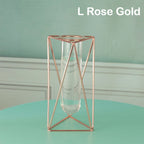 Creative Glass and Iron Vases Moderne Vases