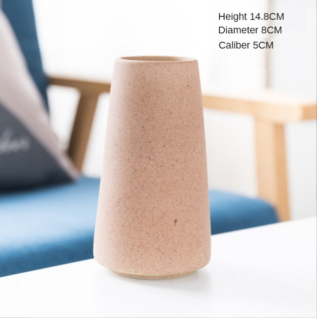 Simple Retro Frosted Vases Moderne Vases