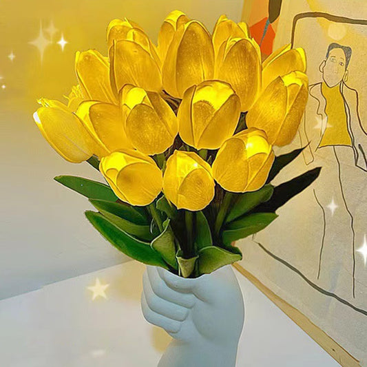 LED Tulip Table Lamp Moderne Vases