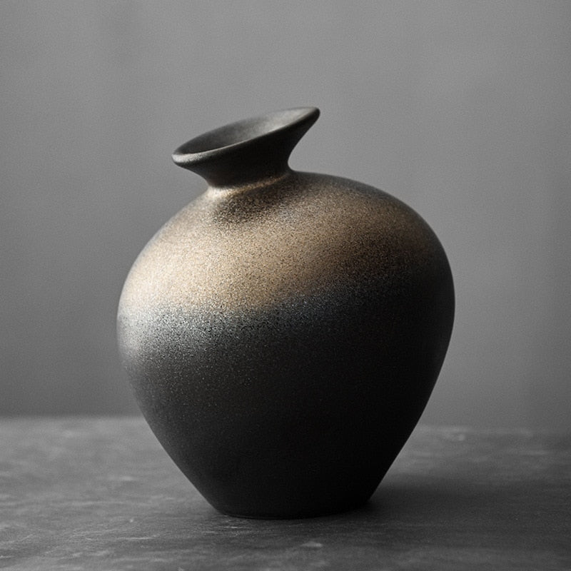 Glazed Japanese Ceramic Vases Moderne Vases