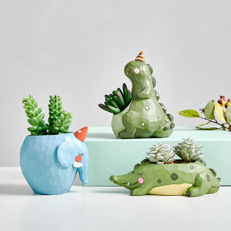 Cute Animals Plant Pots Moderne Vases