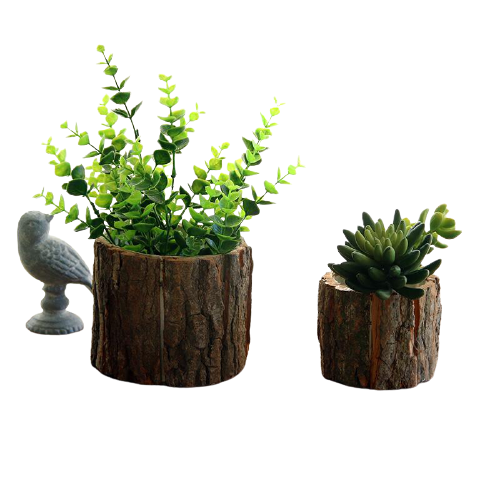 Timber Plant Pots Moderne Vases