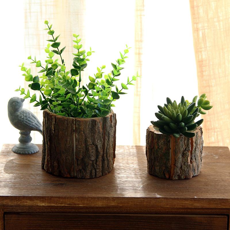 Timber Plant Pots Moderne Vases