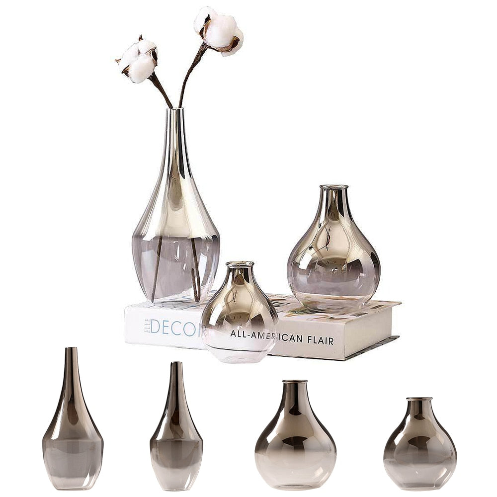 Nordic Flower Glass Vases Moderne Vases