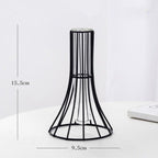 Nordic Glass and Metal Vases Moderne Vases